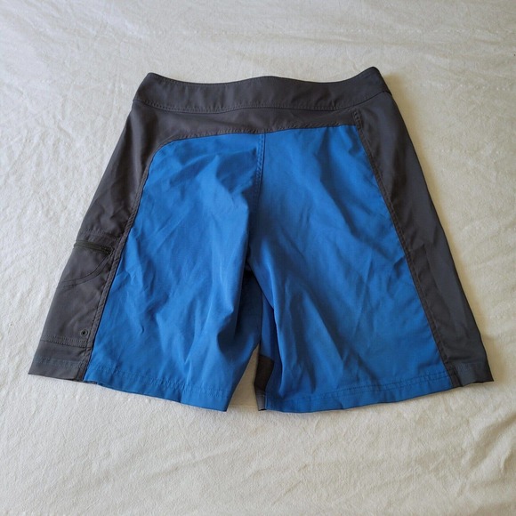 REI Board Shorts Men’s Size 32 Blue Gray Outdoor Zip Pocket Swim Trunks Beach - Picture 7 of 7